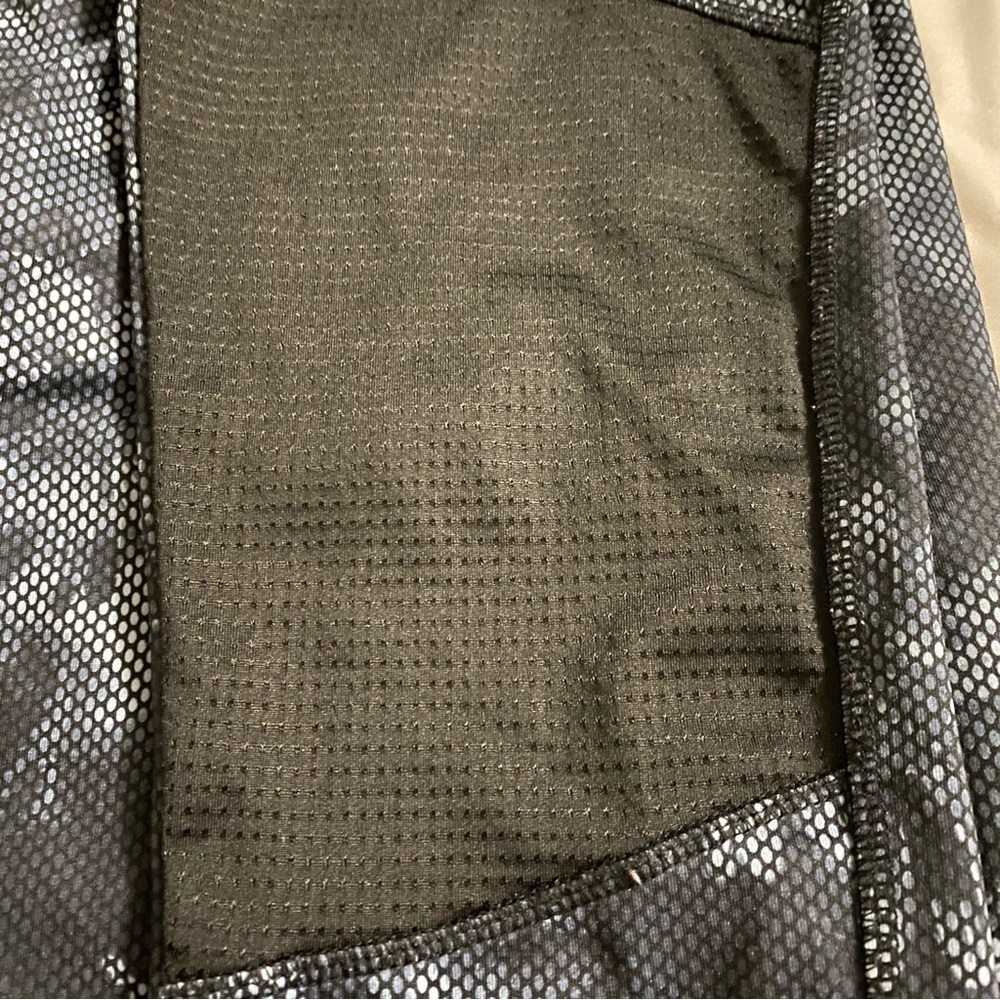 Jockey XL High Rise Performance Leggings Black Mesh Panel Athletic - Picture 5 of 14
